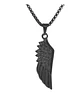 Collar Color Plata Acero Inoxidable Ala Soñador Para Hombre - Miniatura 14