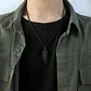Collar Color Plata Acero Inoxidable Ala Soñador Para Hombre - Miniatura 15