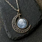 Collar Cadena Gargantilla Mujer Media Luna Galaxia Nebulosa - Miniatura 7