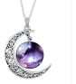 Collar Cadena Gargantilla Mujer Media Luna Galaxia Nebulosa - Miniatura 30