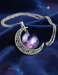 Collar Cadena Gargantilla Mujer Media Luna Galaxia Nebulosa - Miniatura 31