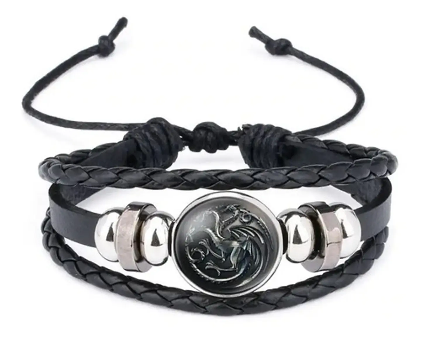 Pulsera Brazalete Manilla Cuero Game Of Thrones Hombre Mujer 4