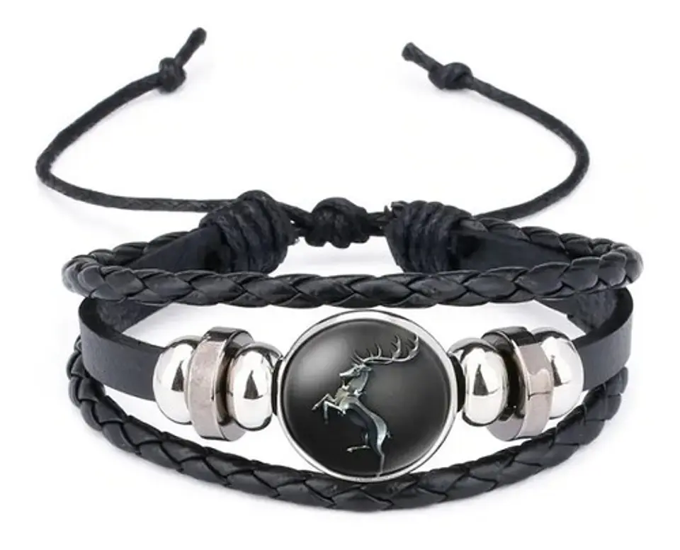 Pulsera Brazalete Manilla Cuero Game Of Thrones Hombre Mujer 6