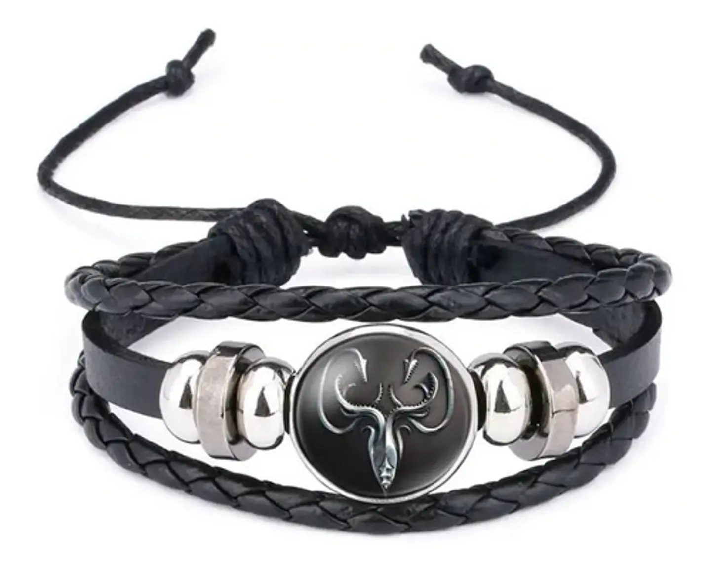 Pulsera Brazalete Manilla Cuero Game Of Thrones Hombre Mujer 7