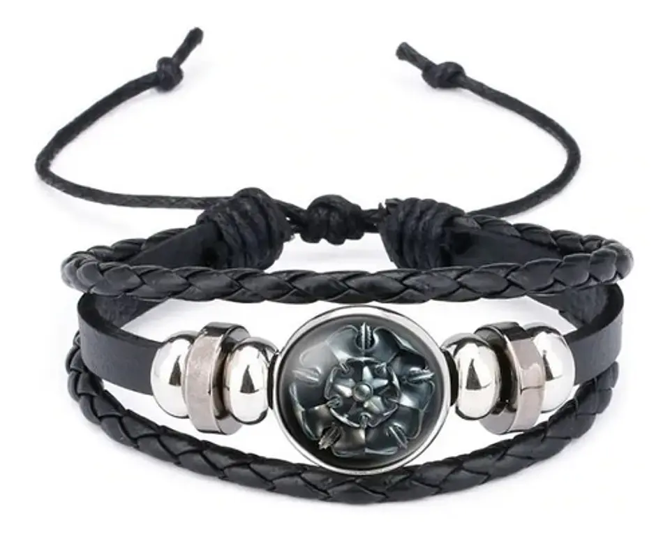 Pulsera Brazalete Manilla Cuero Game Of Thrones Hombre Mujer 10