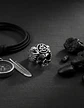 Anillo Color Plata Calavera Vikingo Valknut Calavera Hombre - Miniatura 4