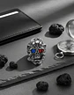 Anillo Color Plata Gótico Cráneo Skull Calavera Acero Hombre - Miniatura 4