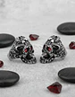 Anillo Color Plata Gótico Cráneo Skull Calavera Acero Hombre - Miniatura 13