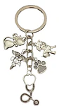 Llavero Veterinario Color Plata Estetoscopio Hombre Y Mujer - Miniatura 4