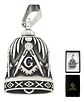 Dije Colgante Campana Mason Ritual Acero Inoxidable Hombre - Miniatura 1