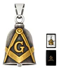 Dije Colgante Campana Mason Ritual Acero Inoxidable Hombre - Miniatura 11