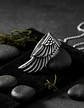 Anillo Ala Soñador Color Plata Acero Inoxidable Para Hombre - Miniatura 8