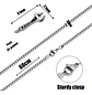 Collar Color Plata Dije Llave Inglesa Cadena De Acero Hombre - Miniatura 2