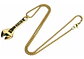 Collar Color Plata Dije Llave Inglesa Cadena De Acero Hombre - Miniatura 10