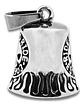 Dije Colgante Campana Multicolor Acero Biker Calaverahombre - Miniatura 2