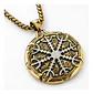 Collar De Acero Para Hombres Dije Brújula Nórdica Valknut - Miniatura 1