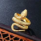 Anillo Serpiente Color Plata Acero Inoxidable Hombre Y Mujer - Miniatura 14