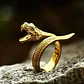 Anillo Serpiente Color Plata Acero Inoxidable Hombre Y Mujer - Miniatura 38