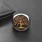 Anillo Arbol De La Vida Color Oro Acero Inoxidable Hombre - Miniatura 3