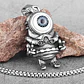 Collar Color Plata Dije Minion Robot Acero Inoxidable Hombre - Miniatura 7