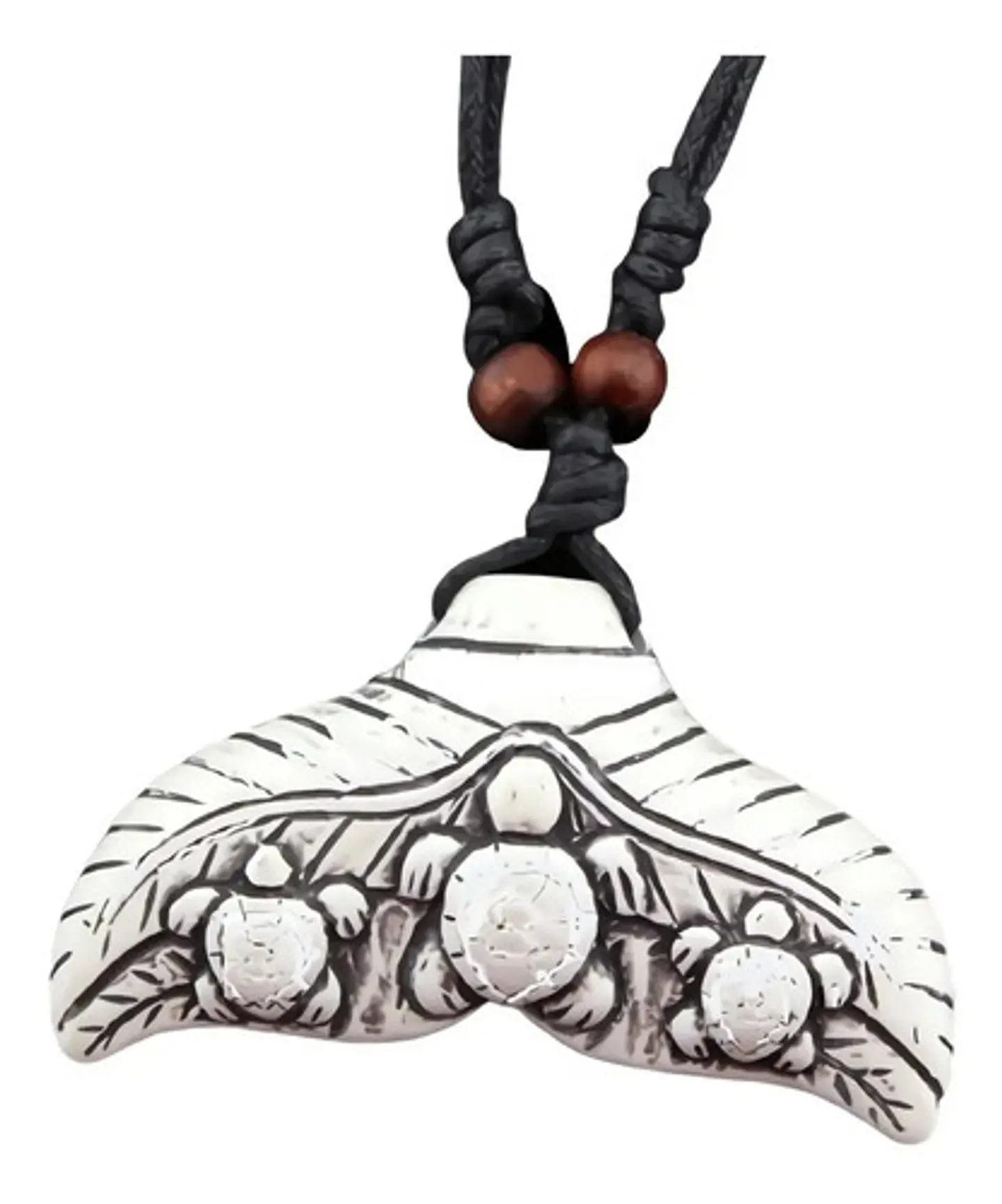 Collar Dije Resina Tibetano Cola De Ballena Hombre Mujer    1