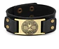 Pulsera Brazalete Cuero Árbol De La Vida Vikingo Para Hombre - Miniatura 9