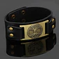 Pulsera Brazalete Cuero Árbol De La Vida Vikingo Para Hombre - Miniatura 10