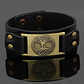 Pulsera Brazalete Cuero Árbol De La Vida Vikingo Para Hombre - Miniatura 11