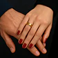 Anillo Argolla Titanio Negro Hombre Caballero Calidad Uno - Miniatura 17