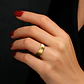 Anillo Argolla Titanio Negro Hombre Caballero Calidad Uno - Miniatura 20