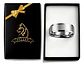 Anillo Argolla Titanio Negro Hombre Caballero Calidad Uno - Miniatura 22