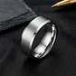 Anillo Argolla Titanio Negro Hombre Caballero Calidad Uno - Miniatura 23