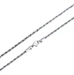Cadena Soga 3mm Color Oro Acero 60 Cm Trenzada Hombre Mujer - Miniatura 16