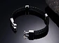 Pulsera Manilla Brazalete Trenzada Cuero Cierre Hombre Mujer - Miniatura 2