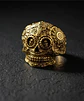 Anillo Skull Craneo Calavera Mexico Acero Inoxidable Hombre - Miniatura 4