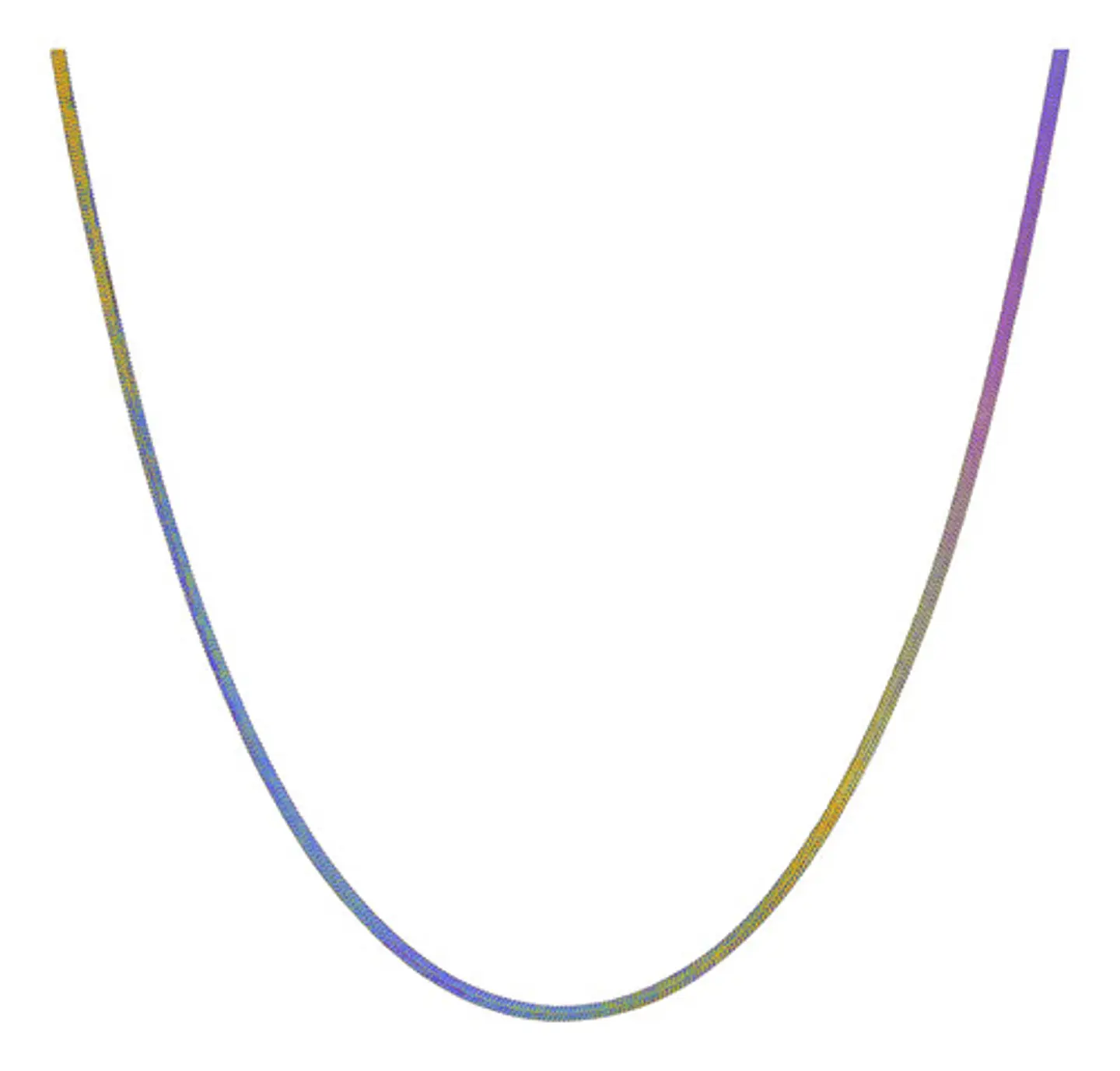 Cadena Serpiente 2 Mm Acero Inoxidable 60 Cm Hombre Y Mujer 10