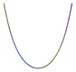 Cadena Serpiente 2 Mm Acero Inoxidable 60 Cm Hombre Y Mujer - Miniatura 10