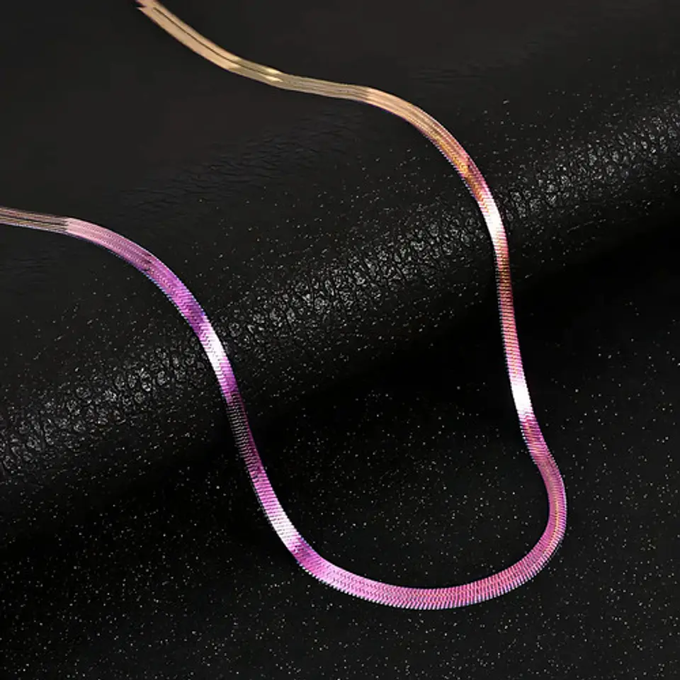 Cadena Serpiente 2 Mm Acero Inoxidable 60 Cm Hombre Y Mujer 13