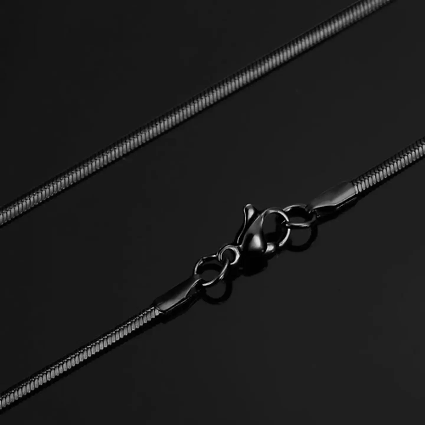 Cadena Serpiente 2 Mm Acero Inoxidable 60 Cm Hombre Y Mujer 21