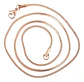 Cadena Serpiente 2 Mm Acero Inoxidable 60 Cm Hombre Y Mujer - Miniatura 34