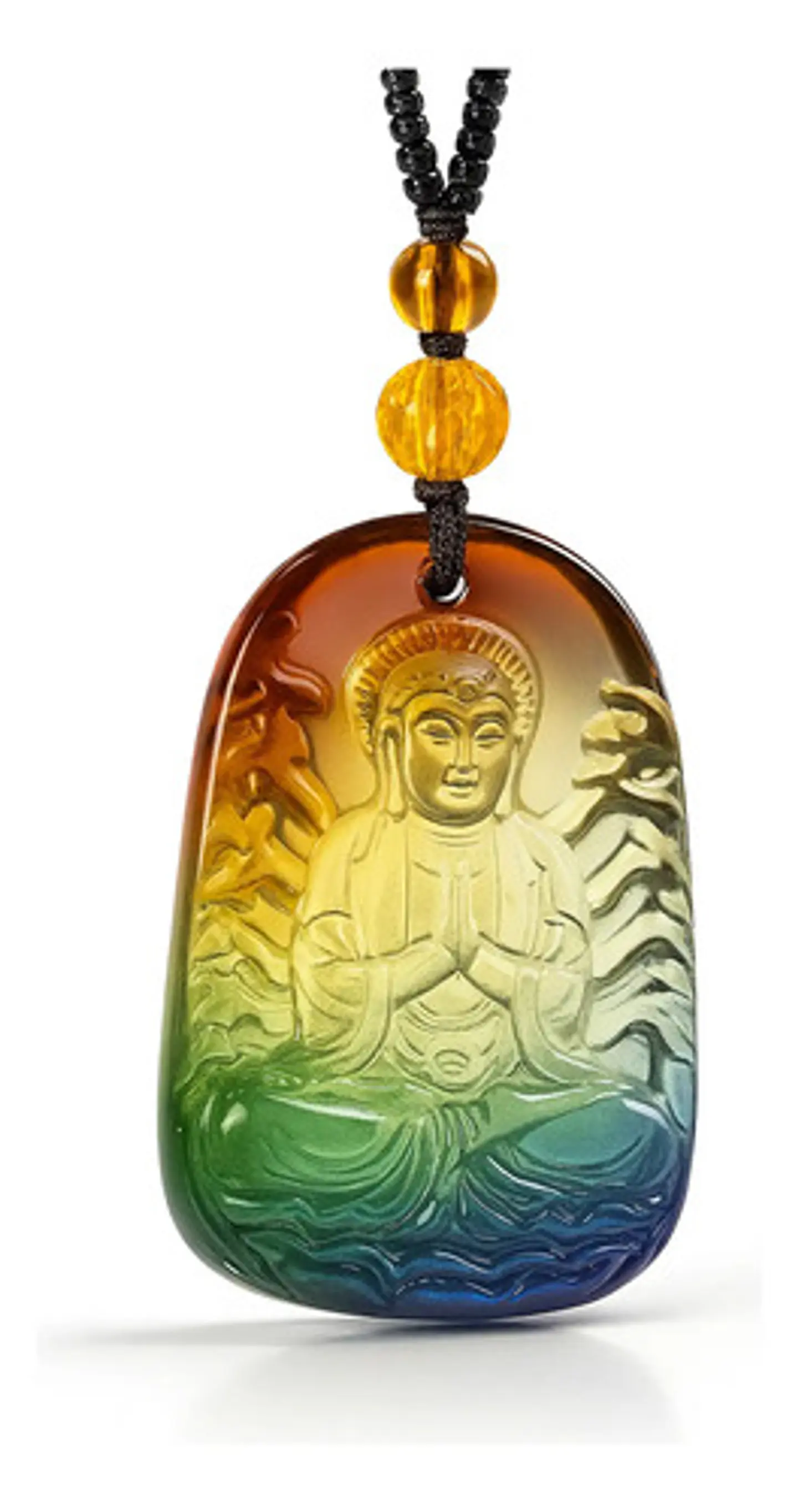 Collar Para Hombre Mujer Dije Buda Amuleto Feng Shui Suerte 8