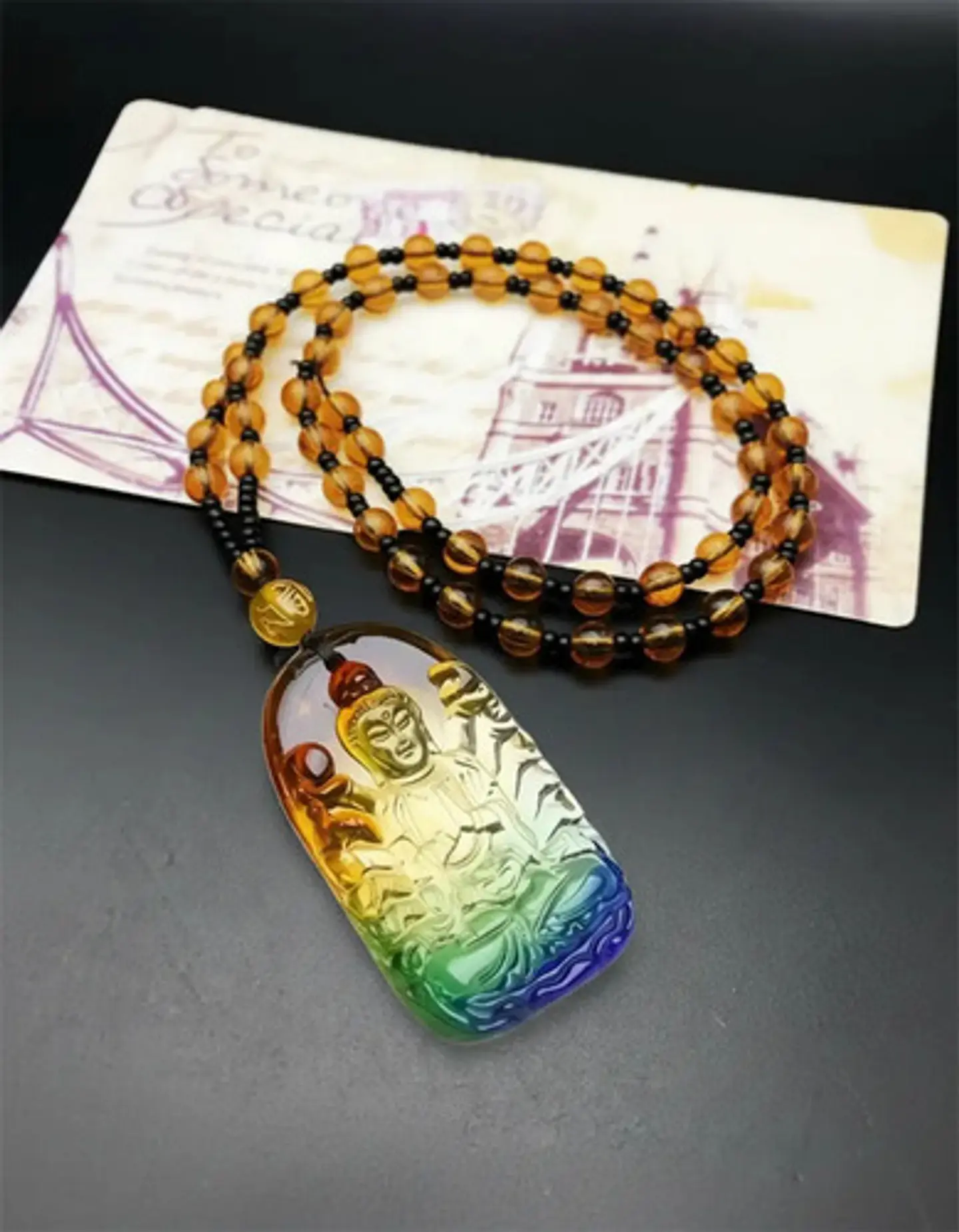 Collar Para Hombre Mujer Dije Buda Amuleto Feng Shui Suerte 13