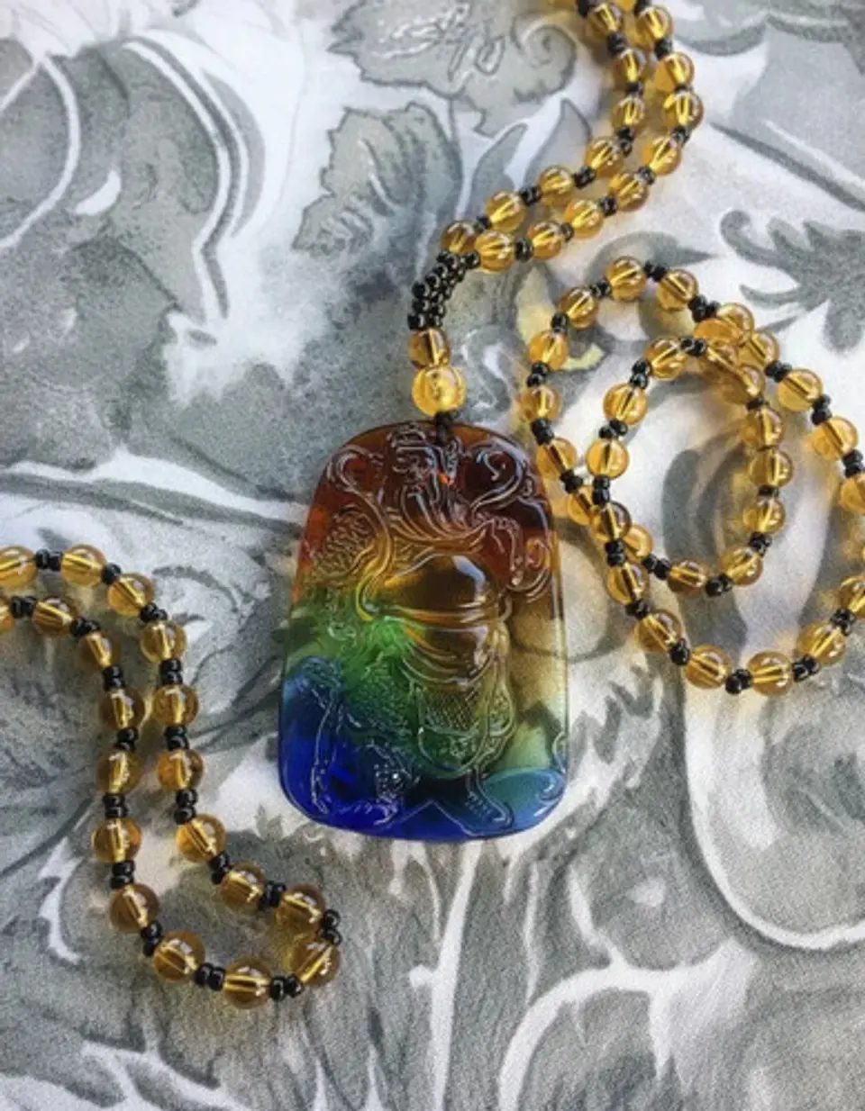 Collar Para Hombre Mujer Dije Buda Amuleto Feng Shui Suerte 31
