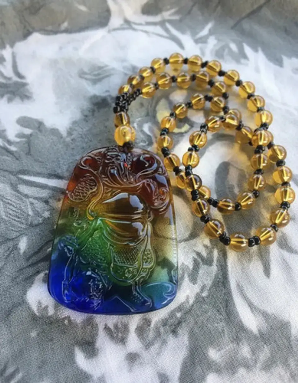 Collar Para Hombre Mujer Dije Buda Amuleto Feng Shui Suerte 32