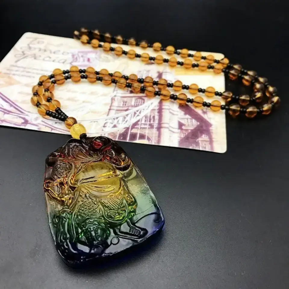 Collar Para Hombre Mujer Dije Buda Amuleto Feng Shui Suerte 34