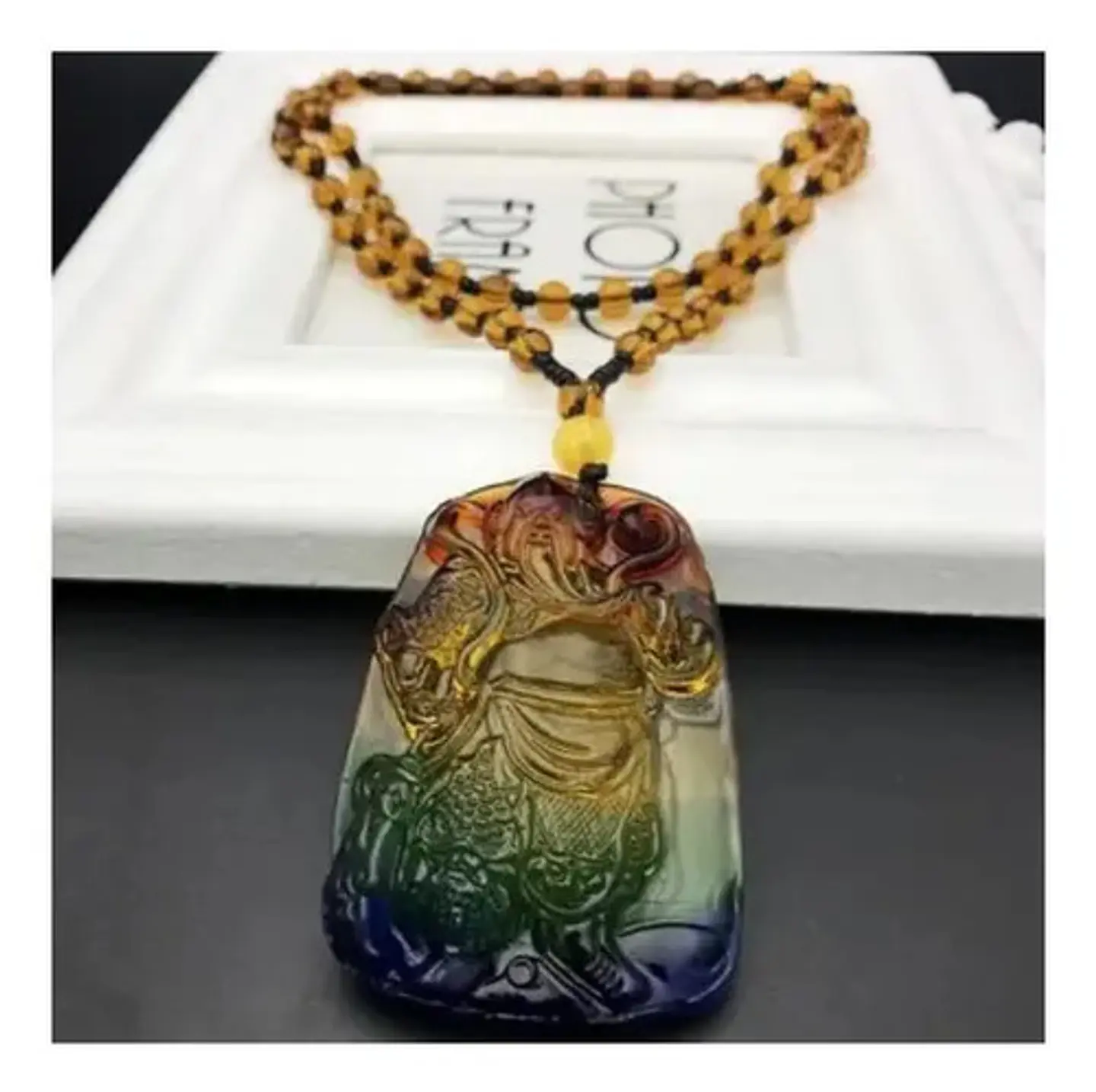 Collar Para Hombre Mujer Dije Buda Amuleto Feng Shui Suerte 35