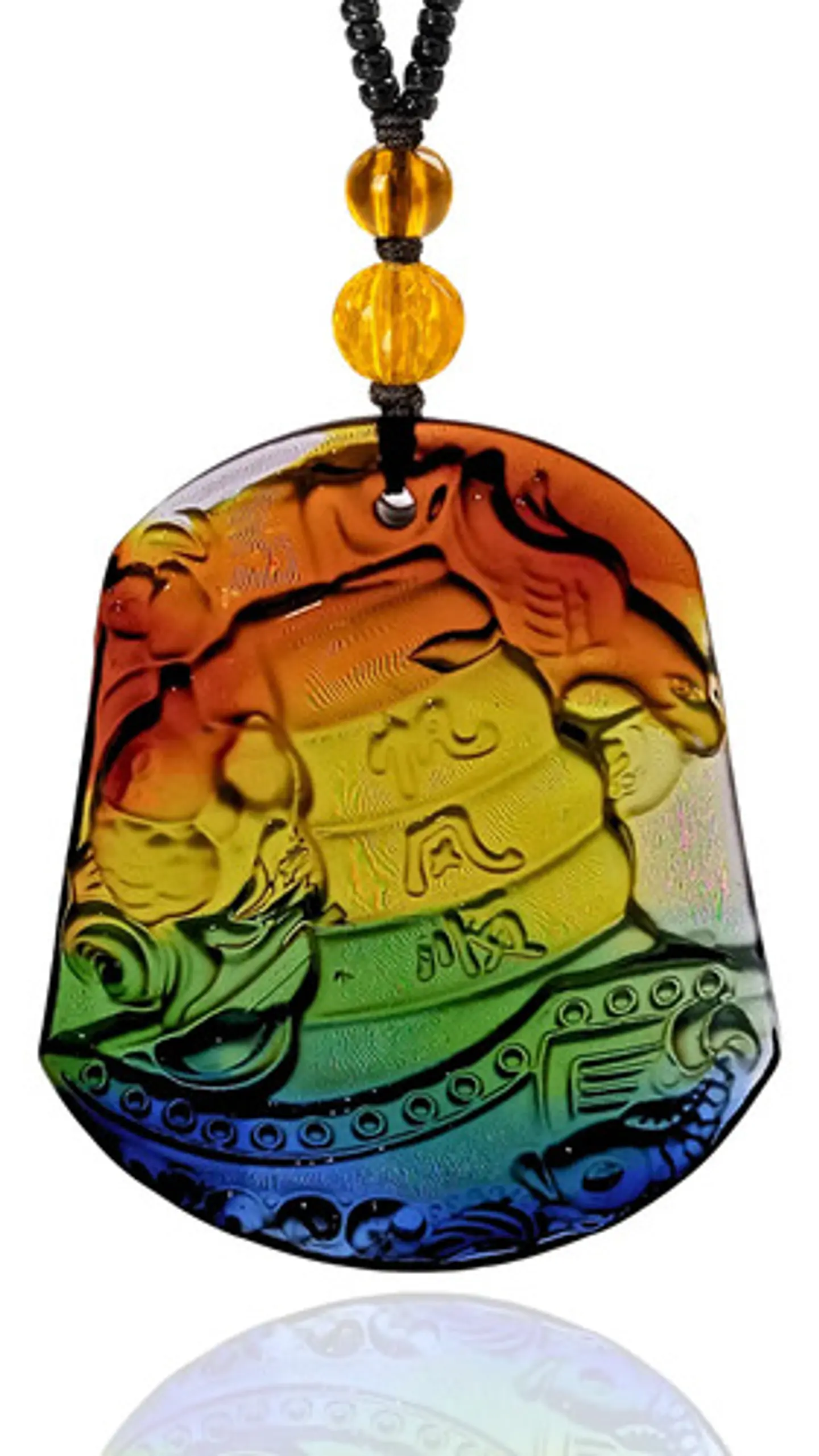 Collar Para Hombre Mujer Dije Buda Amuleto Feng Shui Suerte 36