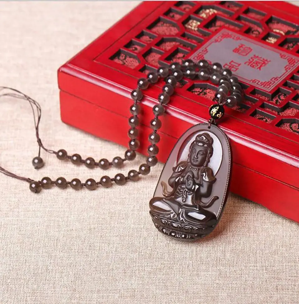 Collar Para Hombre Mujer Dije Buda Amuleto Feng Shui Suerte 44