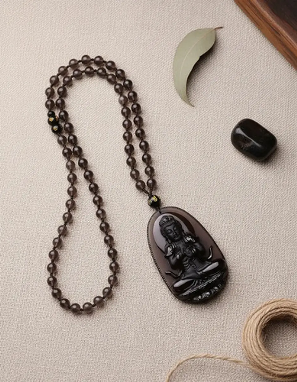 Collar Para Hombre Mujer Dije Buda Amuleto Feng Shui Suerte 46