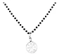 Collar Color Plata Dije Brujula Vikingo Vegvisir Para Mujer - Miniatura 1